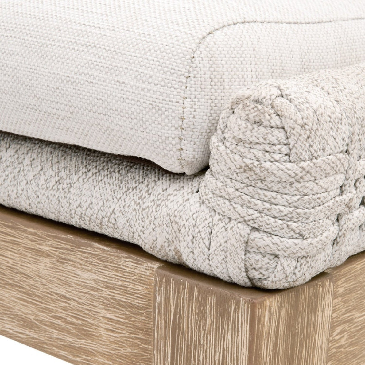 Modern European furniture - White Speckle Rope Dining Chairs (2) - www.oroa.com