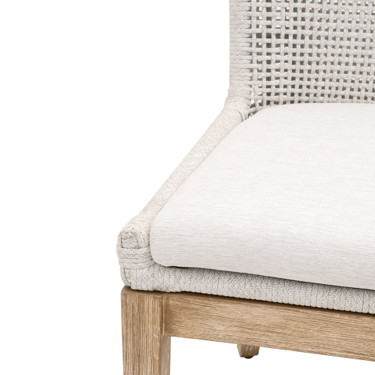 Modern European furniture - White Speckle Rope Dining Chairs (2) - www.oroa.com