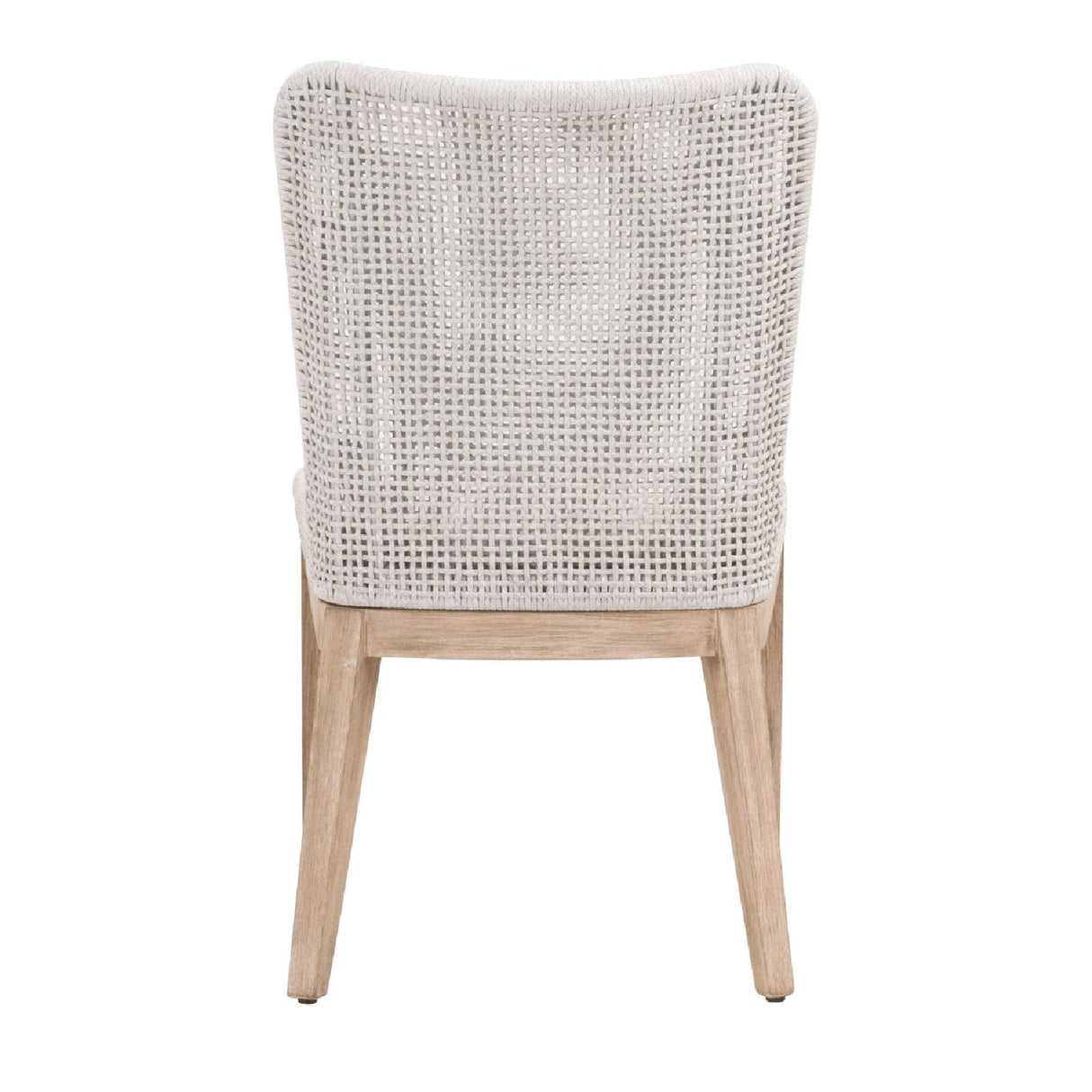 Modern European furniture - White Speckle Rope Dining Chairs (2) - www.oroa.com