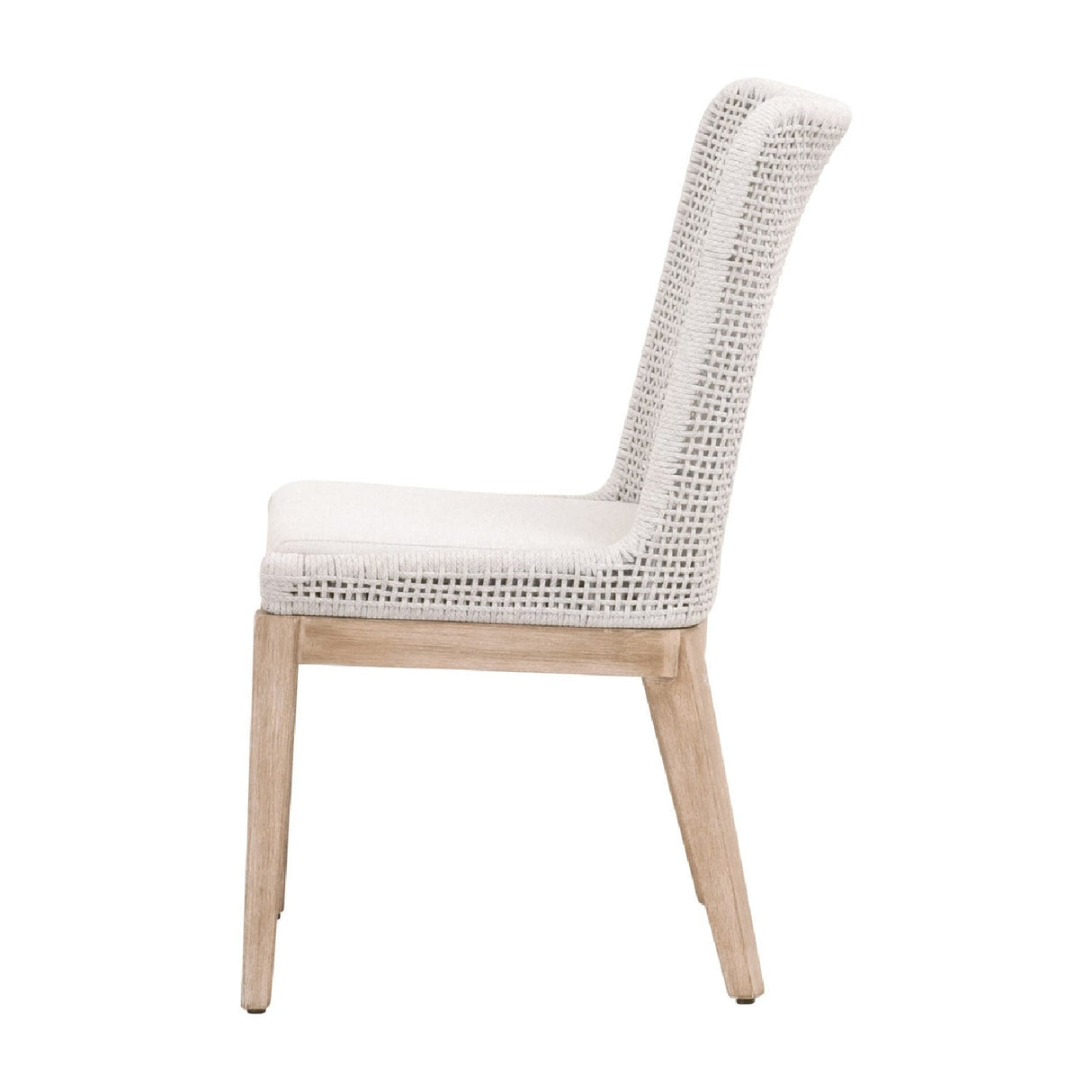 Modern European furniture - White Speckle Rope Dining Chairs (2) - www.oroa.com