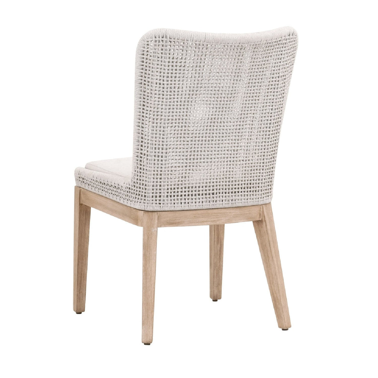 Modern European furniture - White Speckle Rope Dining Chairs (2) - www.oroa.com