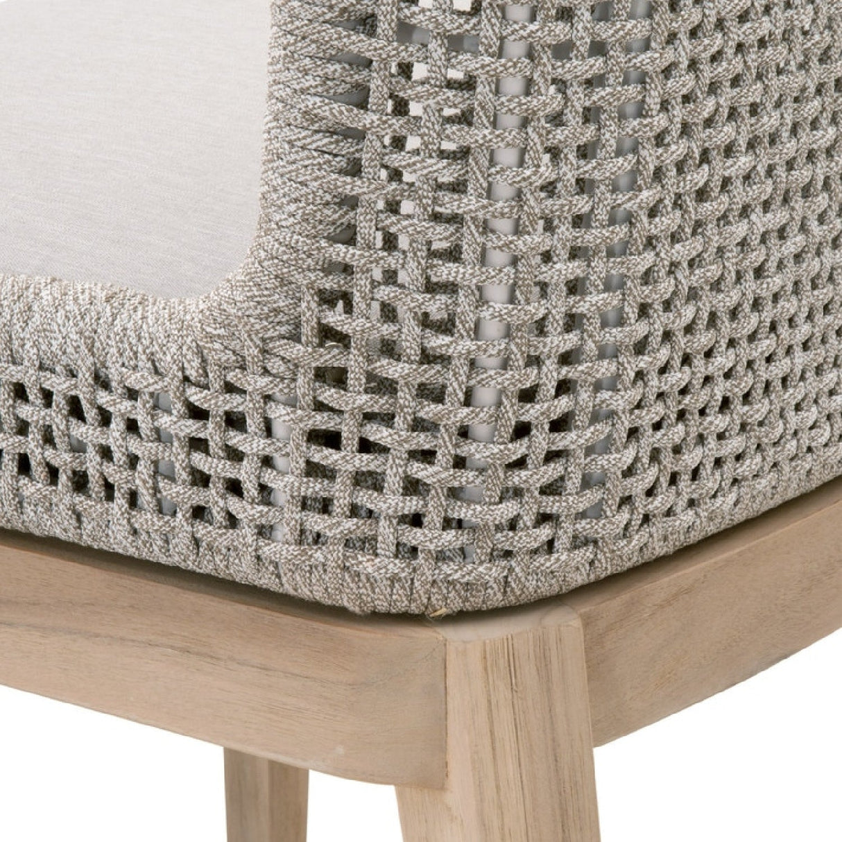 Modern European furniture - White Rope Outdoor Dining Chairs (2) - www.oroa.com