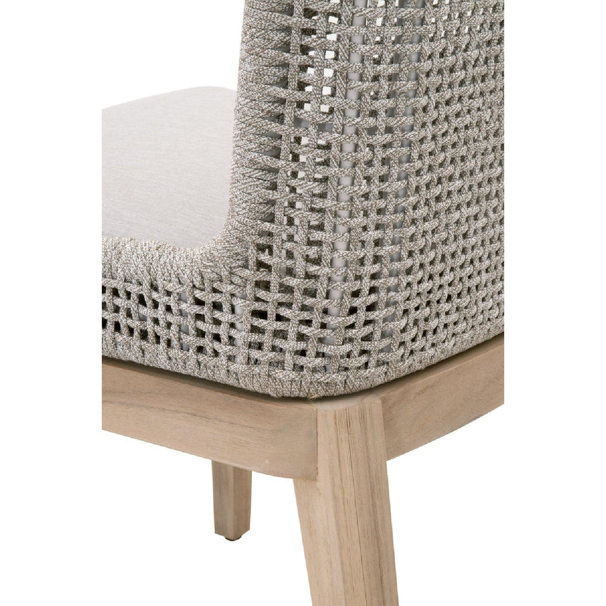 Modern European furniture - White Rope Outdoor Dining Chairs (2) - www.oroa.com
