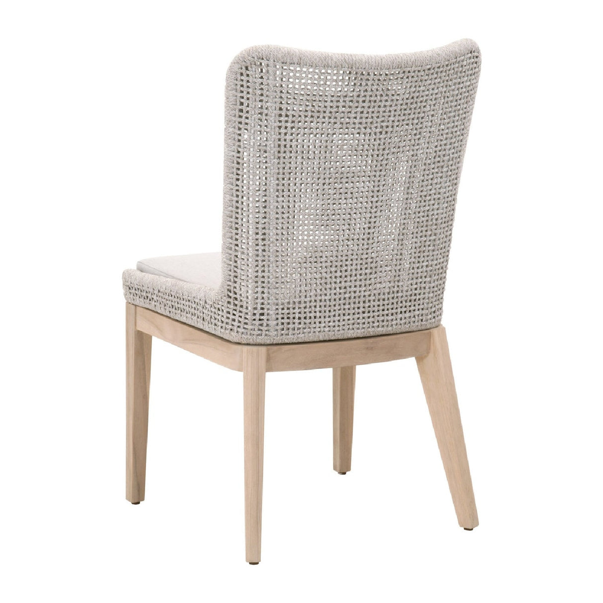 Modern European furniture - White Rope Outdoor Dining Chairs (2) - www.oroa.com