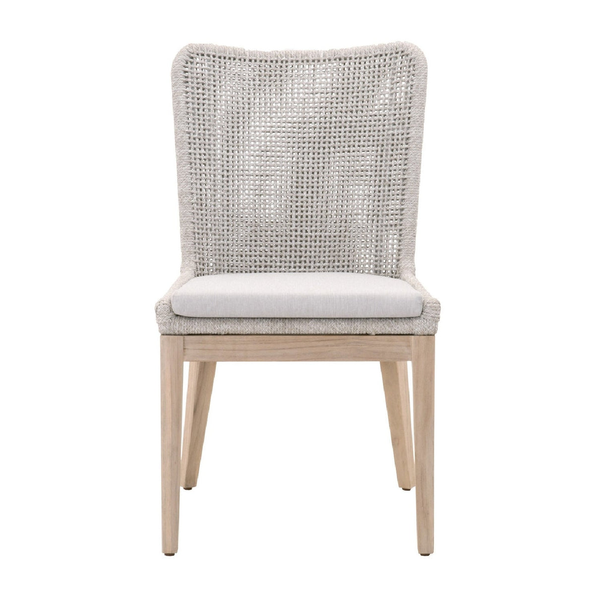 Modern European furniture - White Rope Outdoor Dining Chairs (2) - www.oroa.com