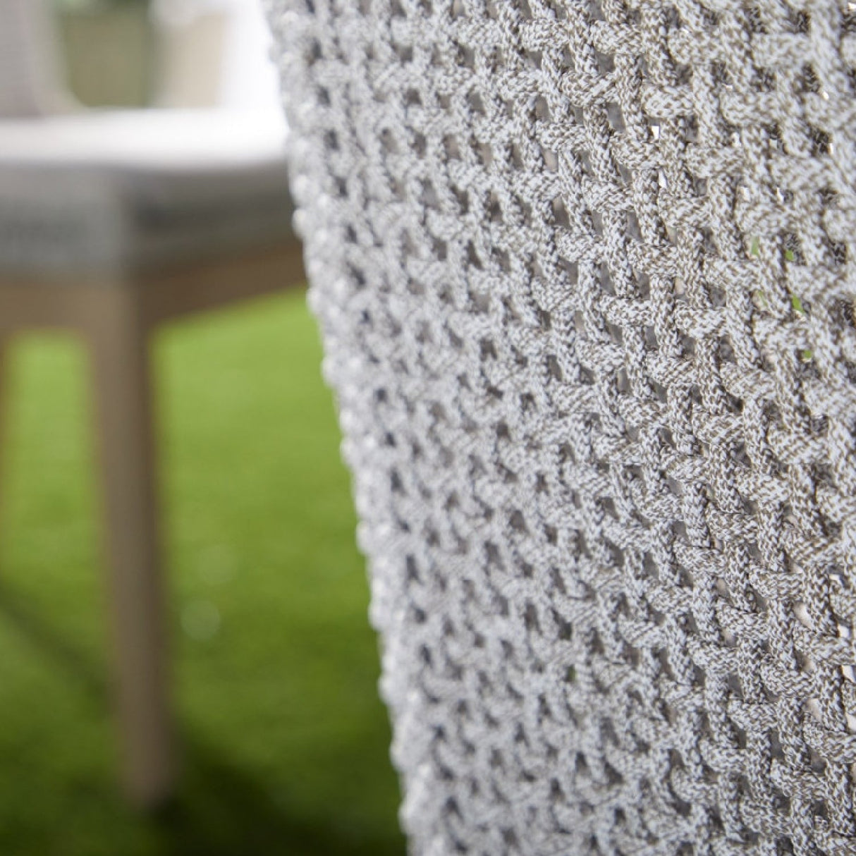 Modern European furniture - White Rope Outdoor Dining Chairs (2) - www.oroa.com