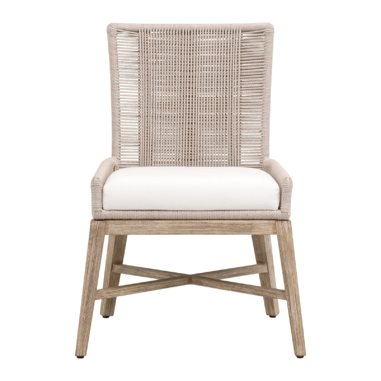 Modern European furniture - Beige Rope Dining Chairs (2) - www.oroa.com