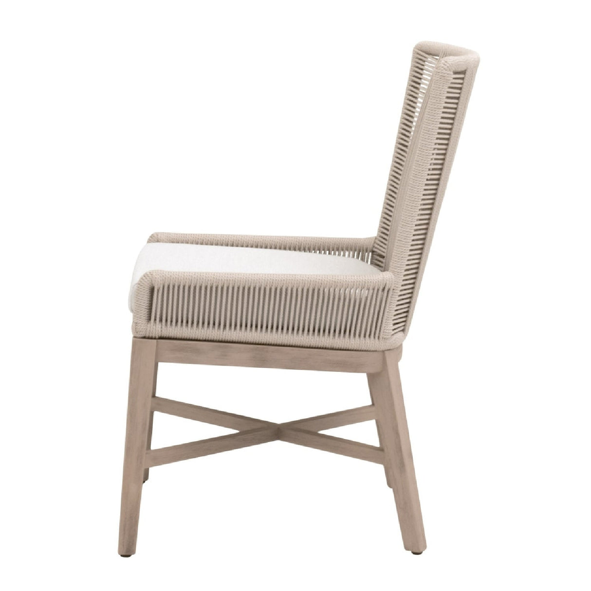 Modern European furniture - Beige Rope Outdoor Dining Chairs (2) - www.oroa.com