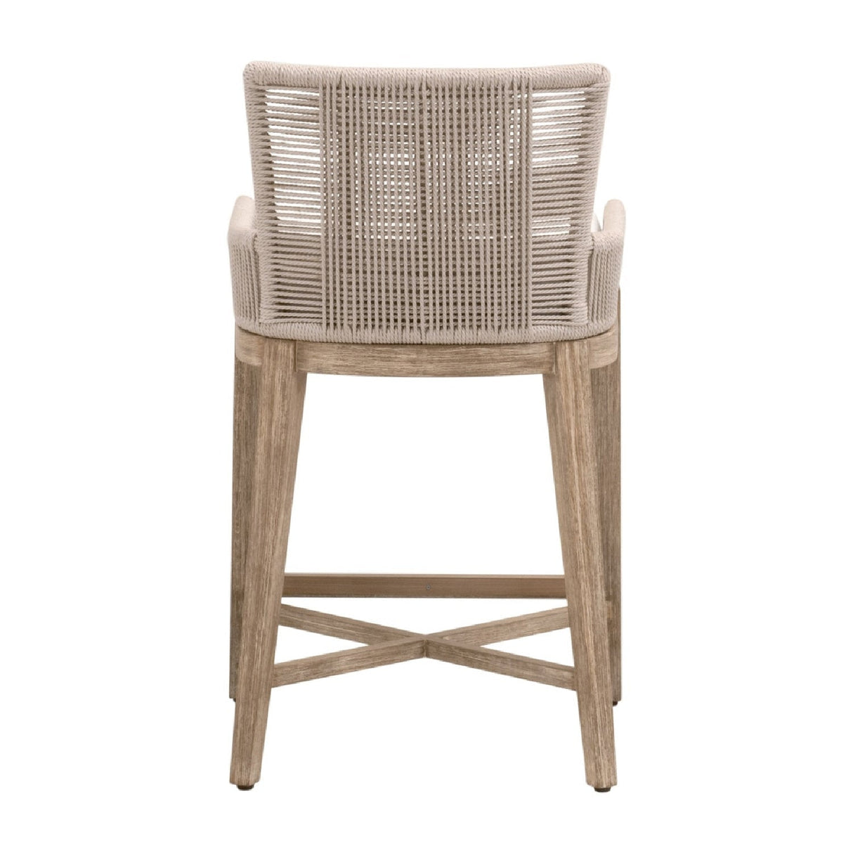 Modern European furniture - Beige Twist Rope Counter Stool - www.oroa.com
