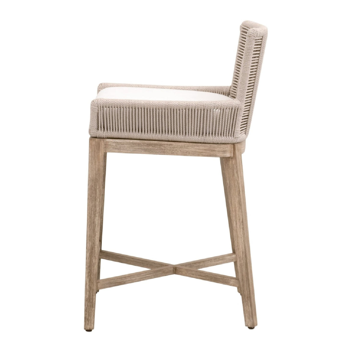 Modern European furniture - Beige Twist Rope Counter Stool - www.oroa.com