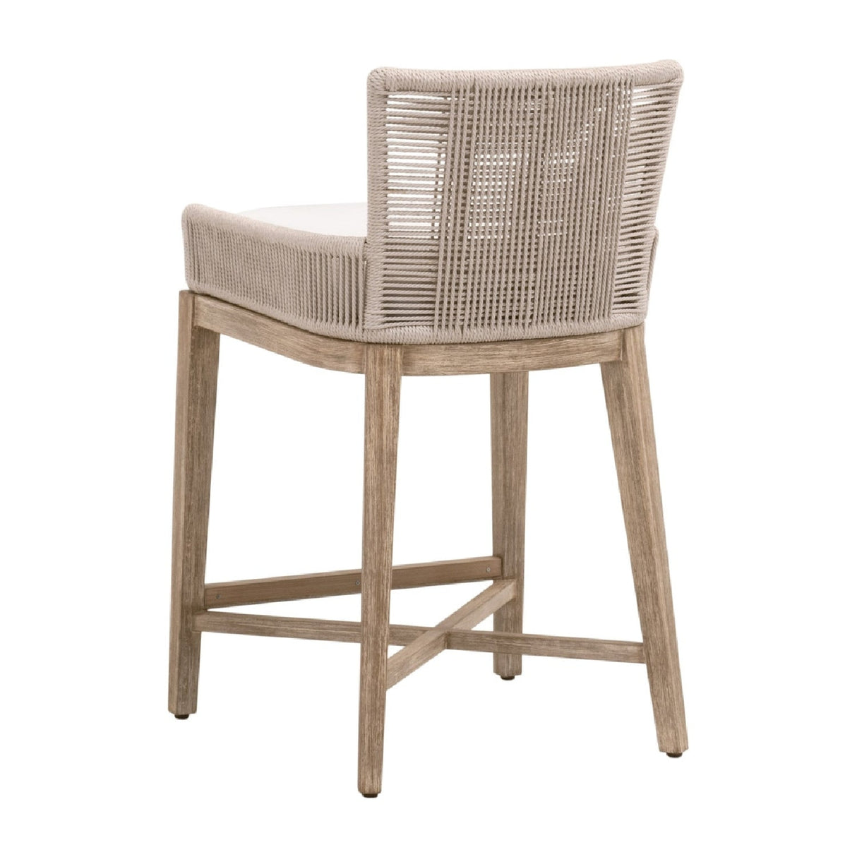 Modern European furniture - Beige Twist Rope Counter Stool - www.oroa.com