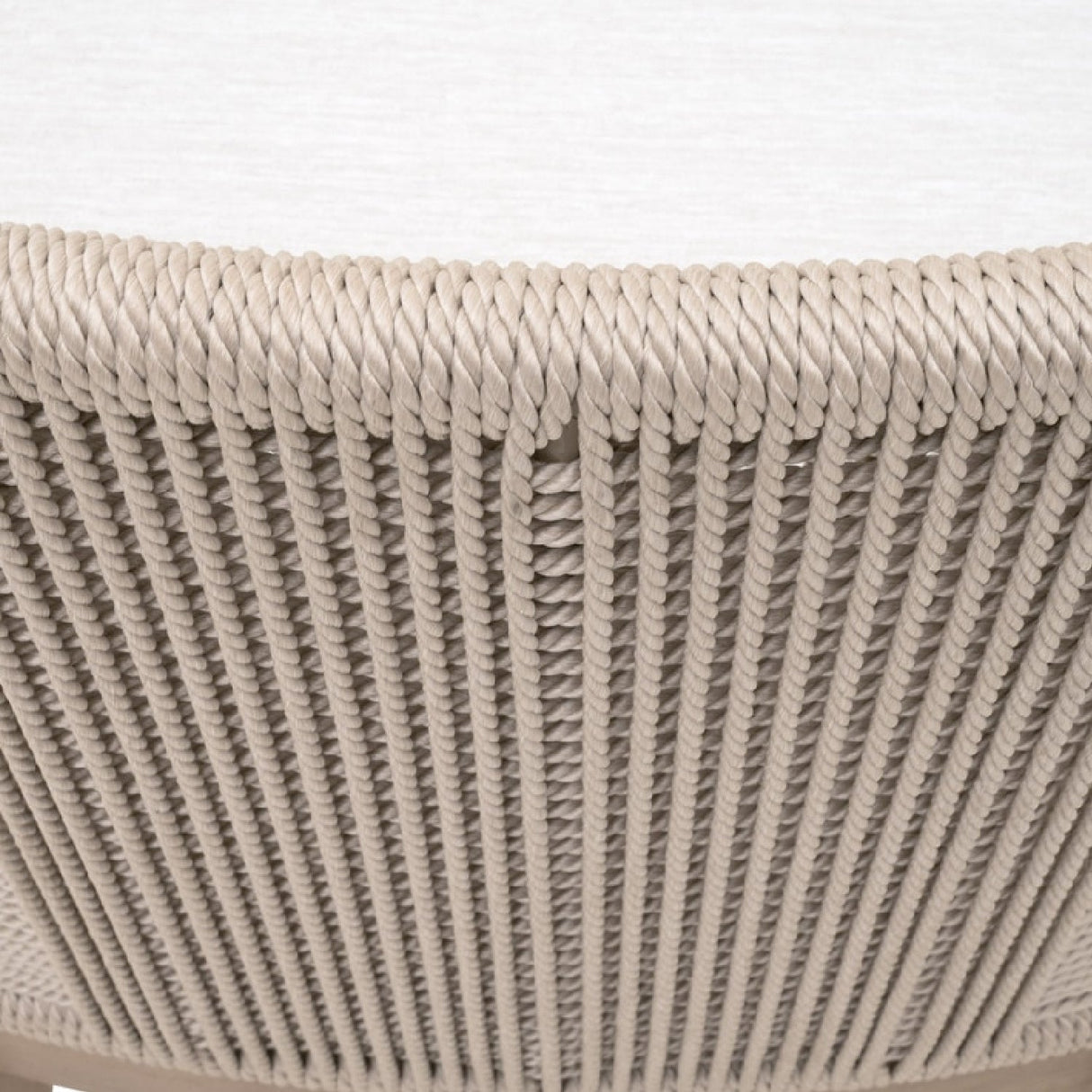 Modern European furniture - Beige Rope Outdoor Counter Stool - www.oroa.com
