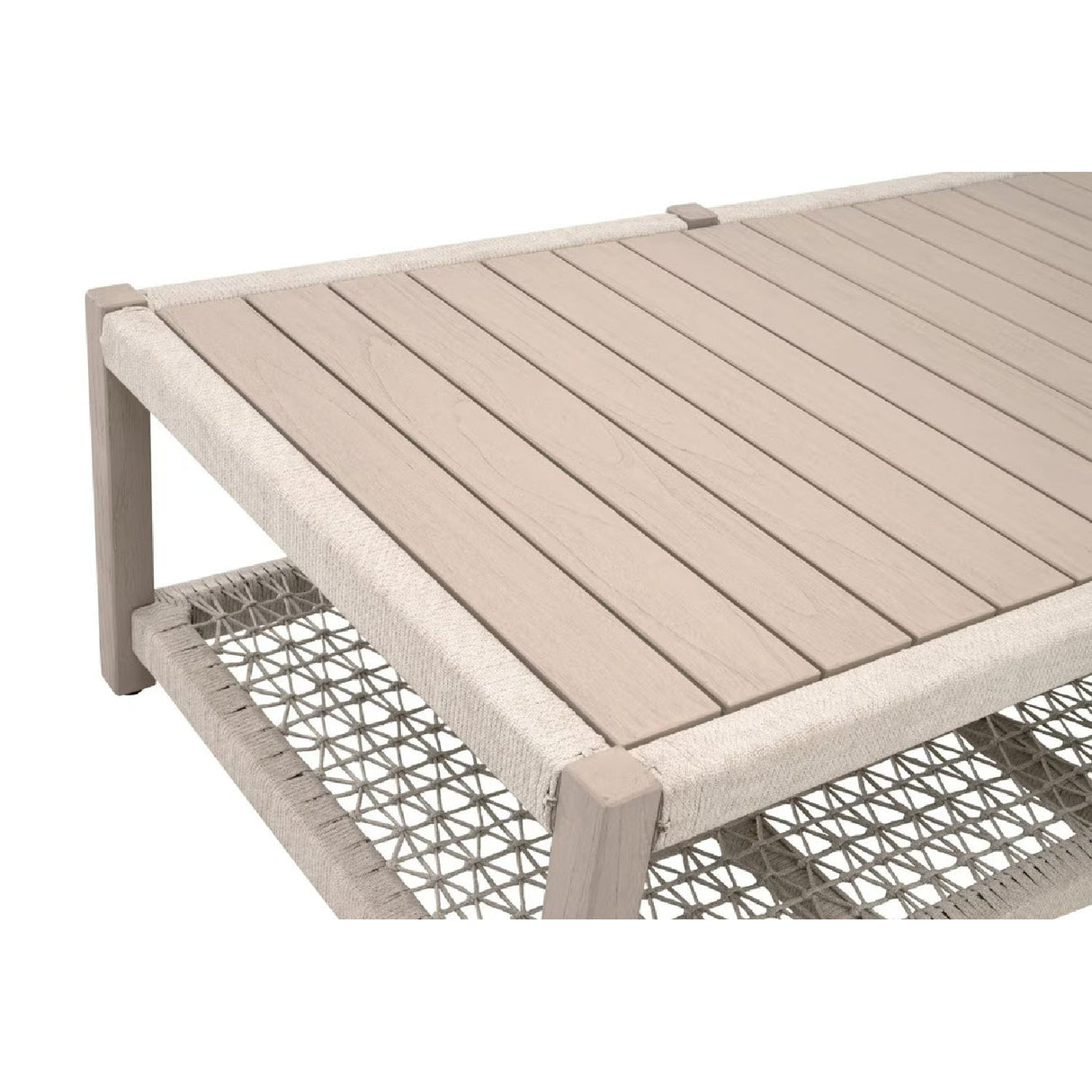 Slatted Teak Outdoor Coffee Table | Living Essentials Wrap