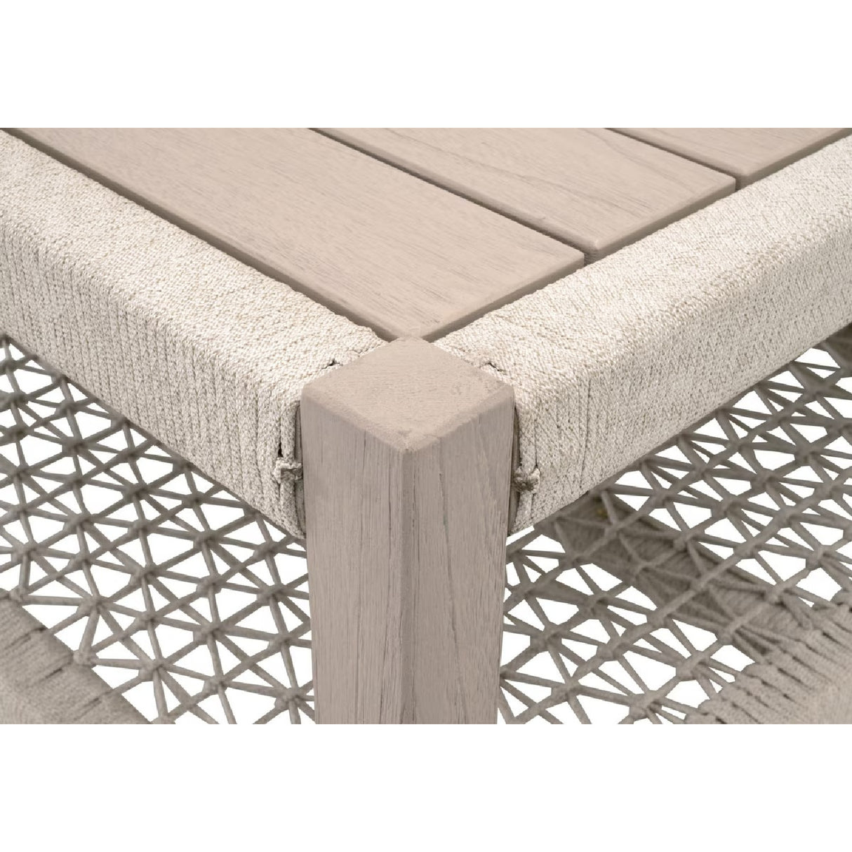Slatted Teak Outdoor Coffee Table | Living Essentials Wrap – alternate view 6
