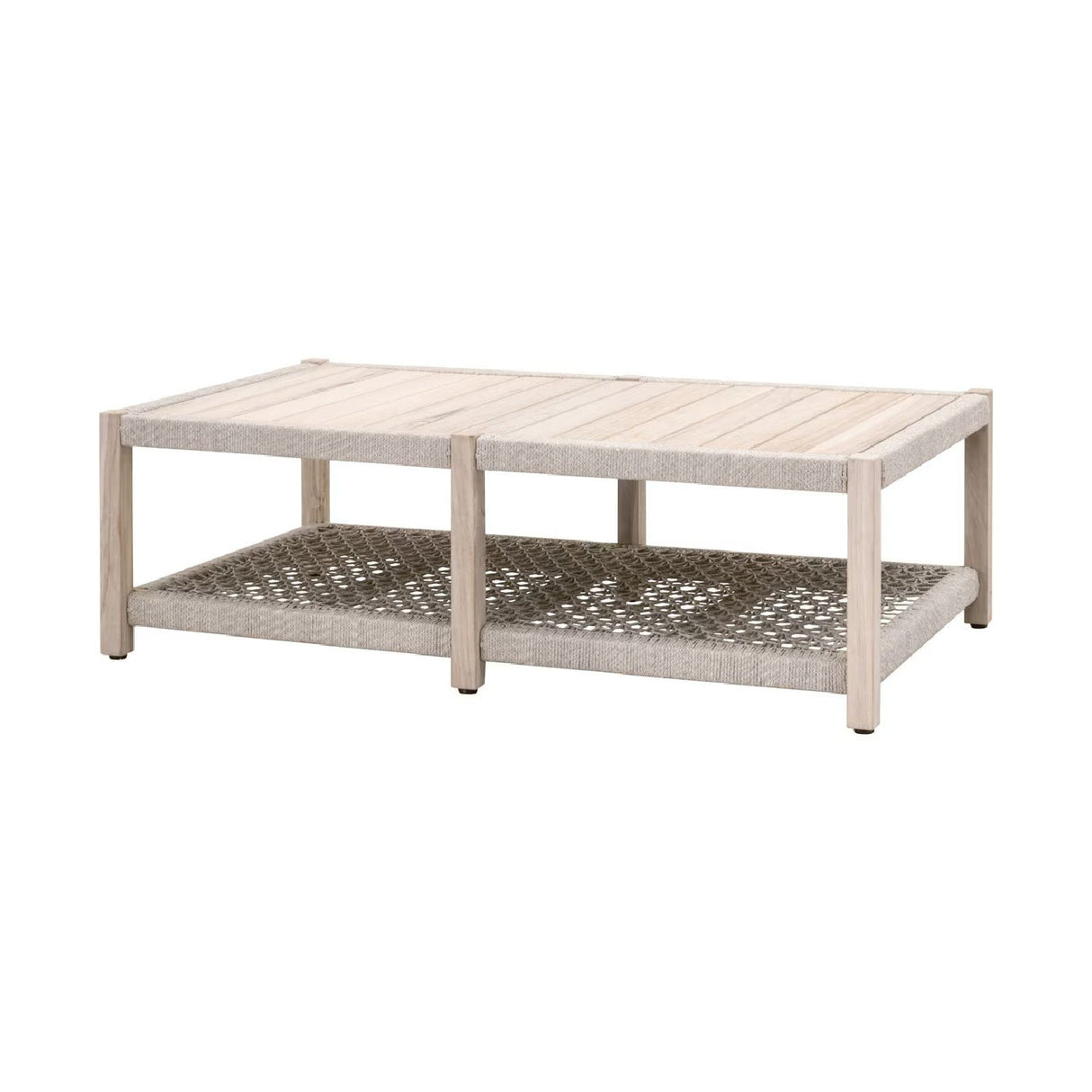 Slatted Teak Outdoor Coffee Table | Living Essentials Wrap – alternate view 10