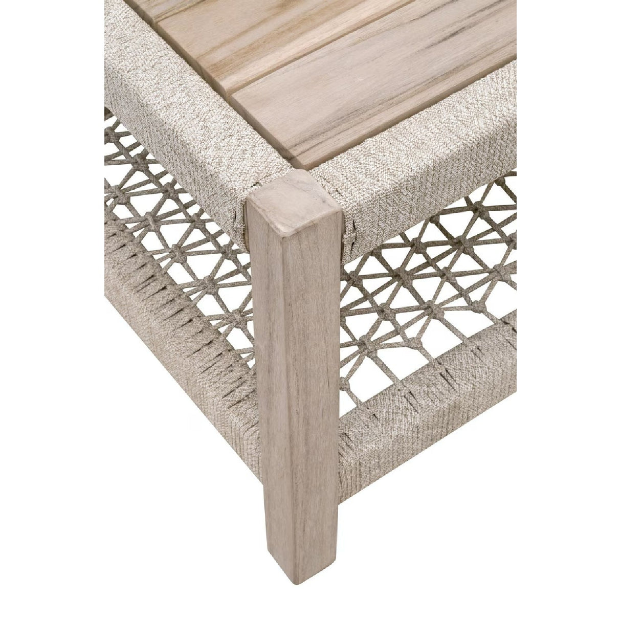 Teak Square Outdoor Coffee Table | Living Essentials Wrap – alternate view 8