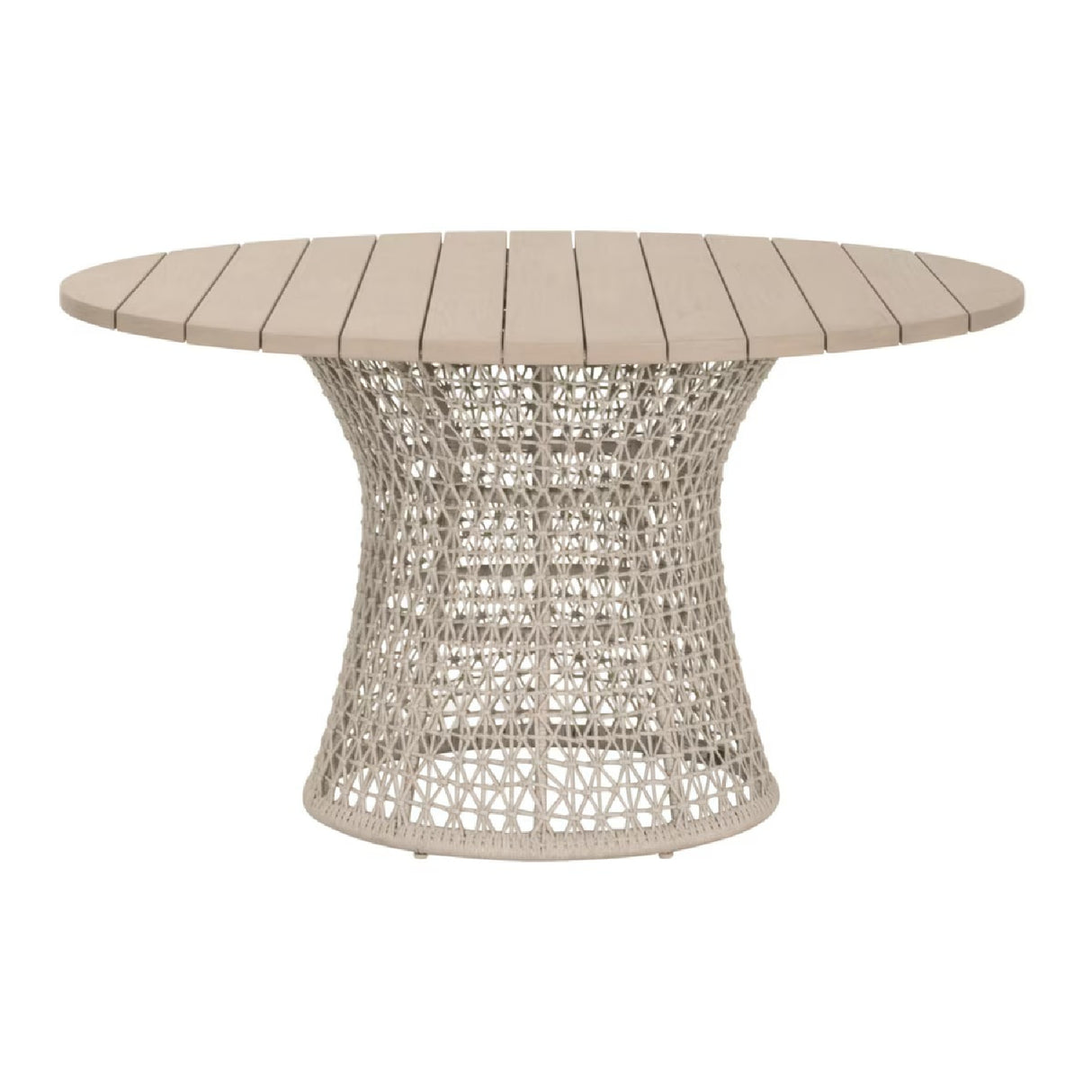 Modern European furniture - Beige Rope Outdoor Dining Table - www.oroa.com