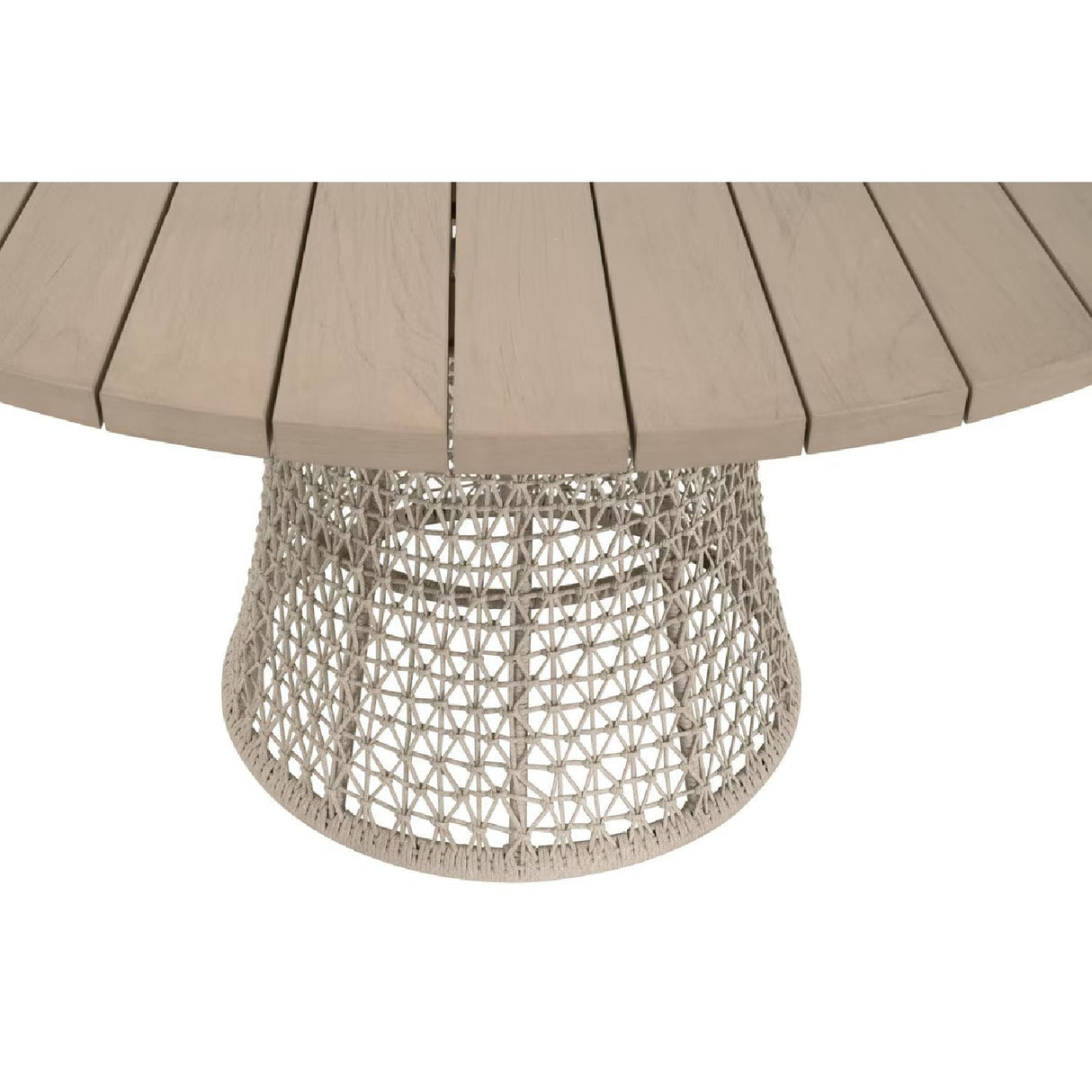 Modern European furniture - Beige Rope Outdoor Dining Table - www.oroa.com