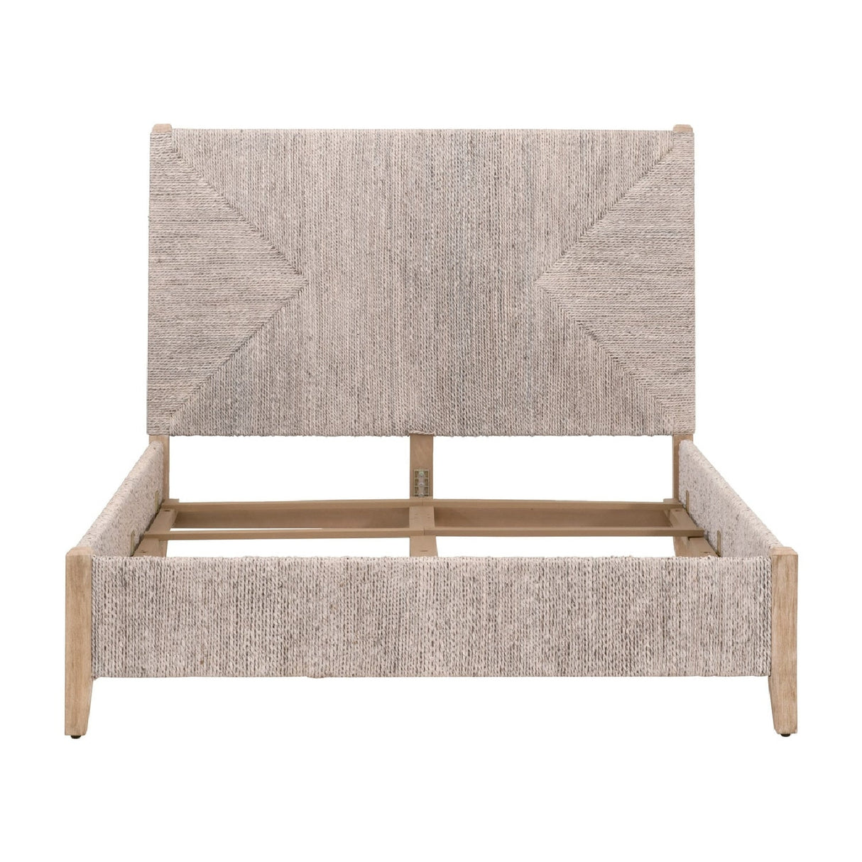 Whitewashed Abaca Rope Bed | Living Essentials Malay – alternate view 30