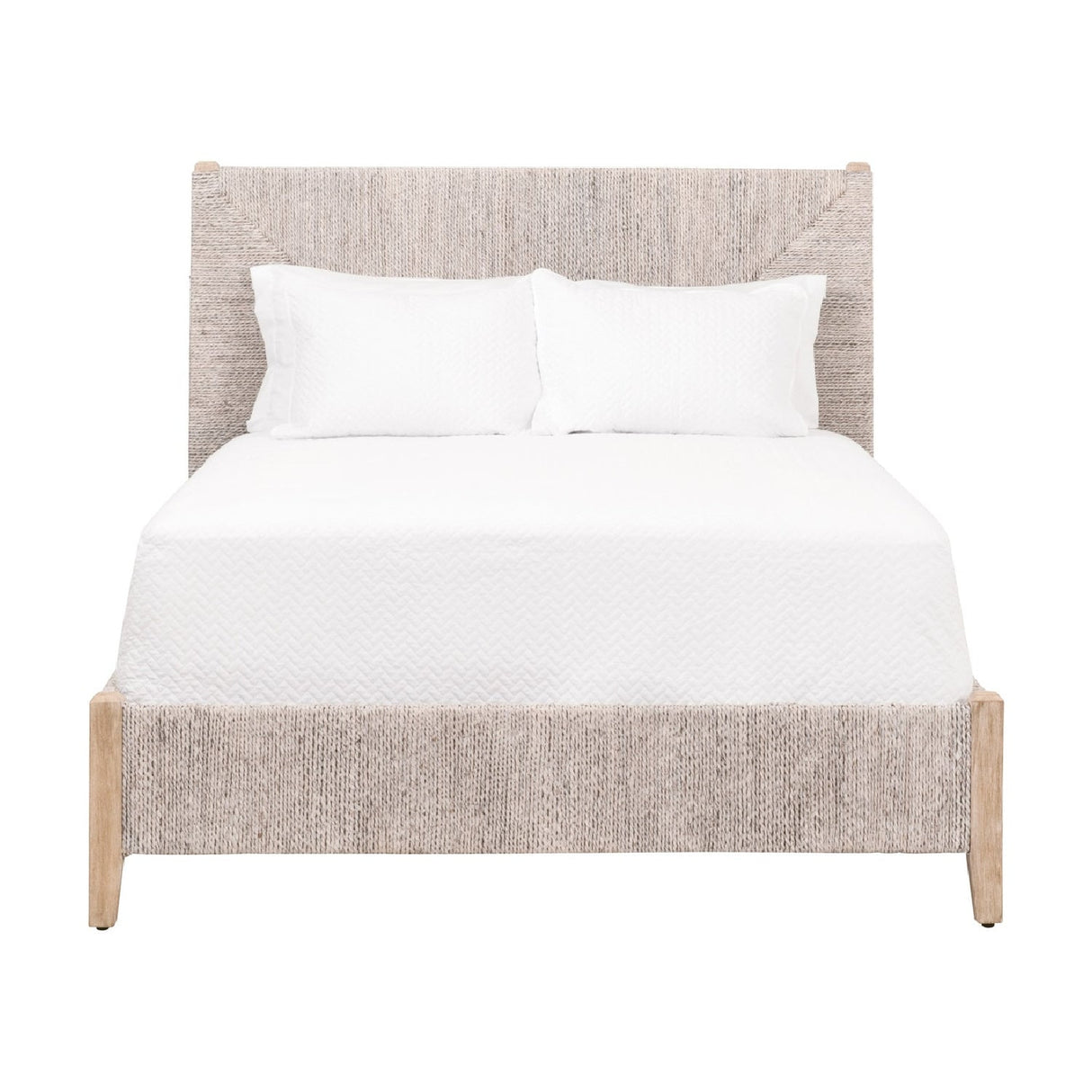 Modern European furniture - Abaca Rope California King Bed - www.oroa.com