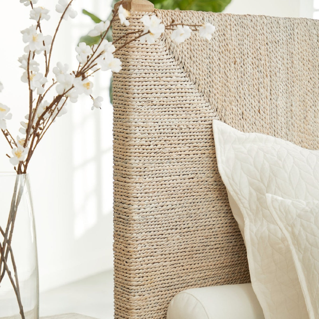 Modern European furniture - Abaca Rope California King Bed - www.oroa.com