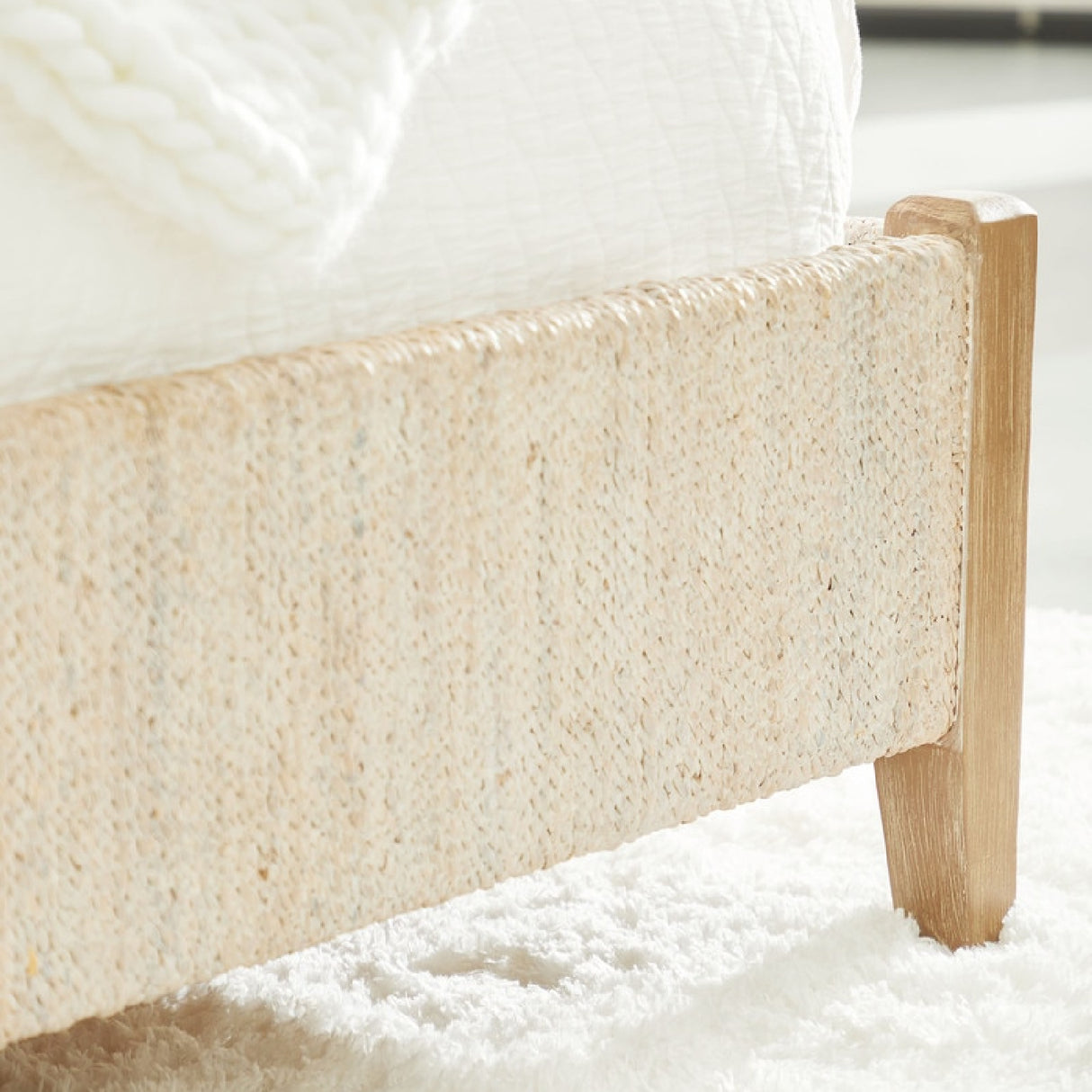 Modern European furniture - Abaca Rope California King Bed - www.oroa.com