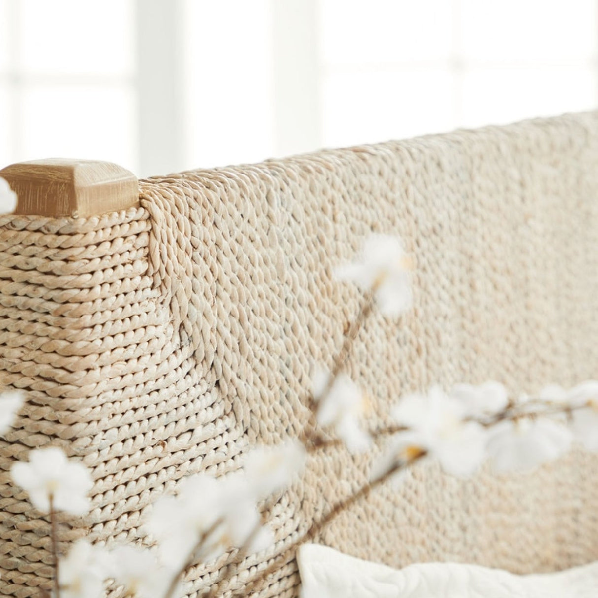 Modern European furniture - Abaca Rope California King Bed - www.oroa.com