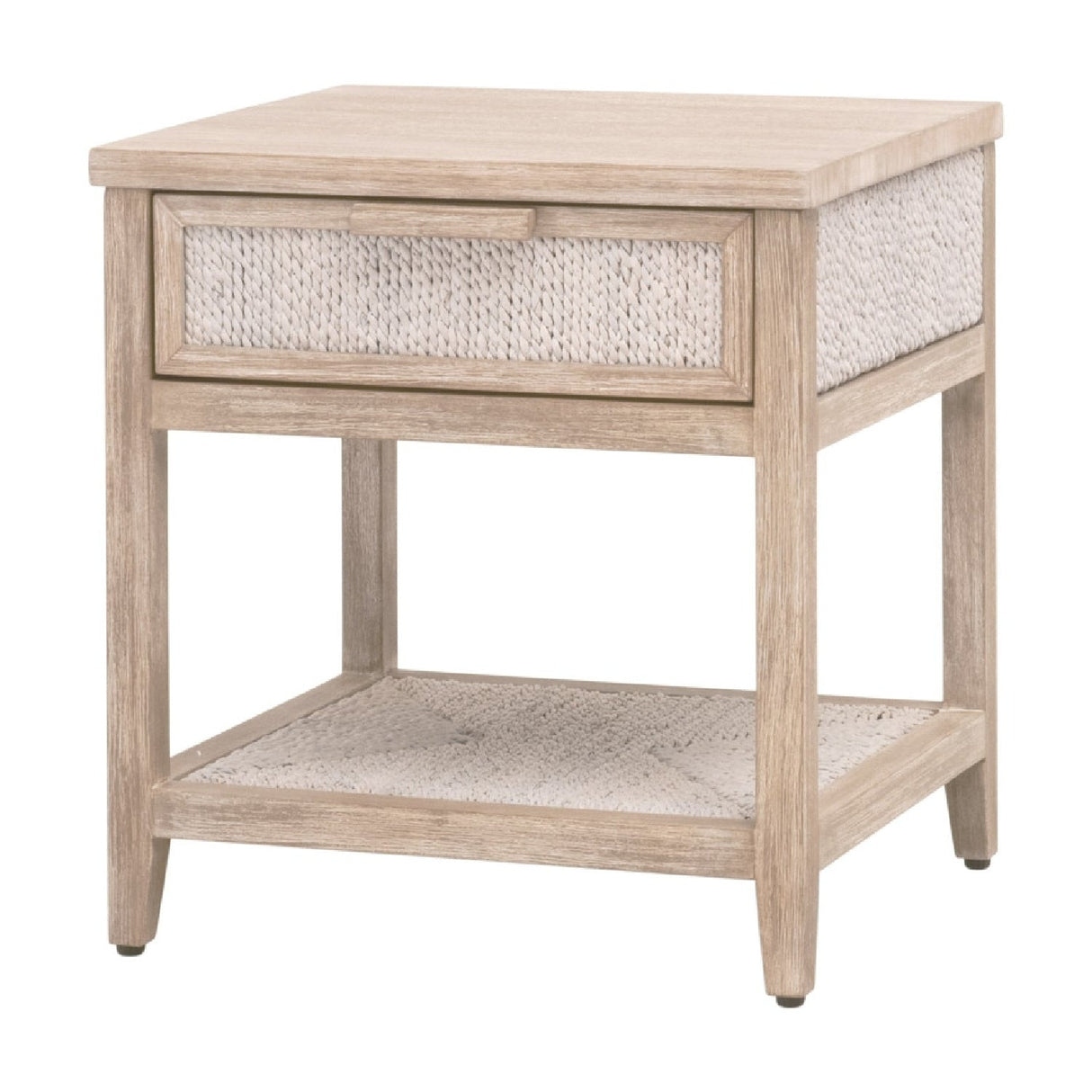 Modern European furniture - Gray Mahogany 1-Drawer Nightstand - www.oroa.com