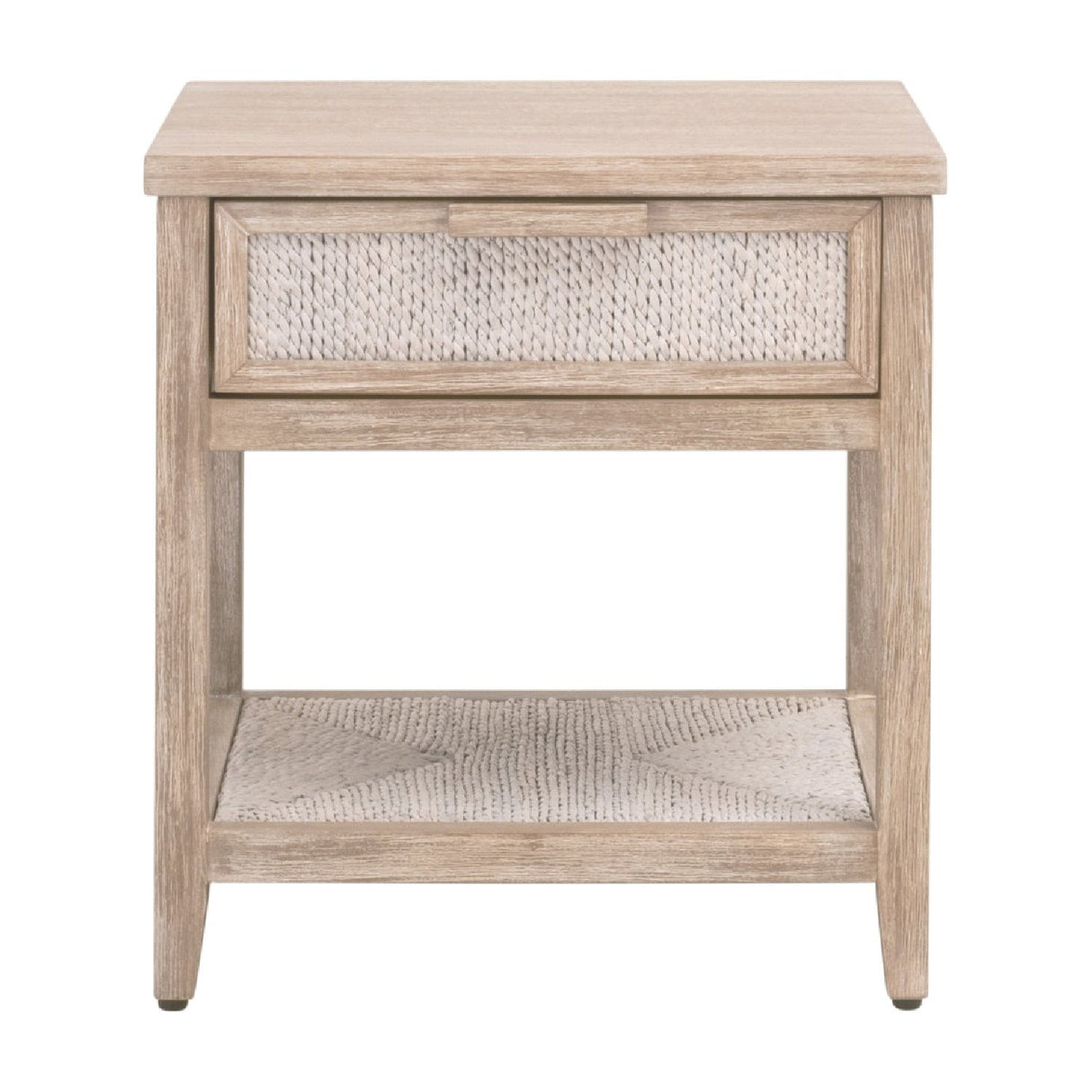 Modern European furniture - Gray Mahogany 1-Drawer Nightstand - www.oroa.com