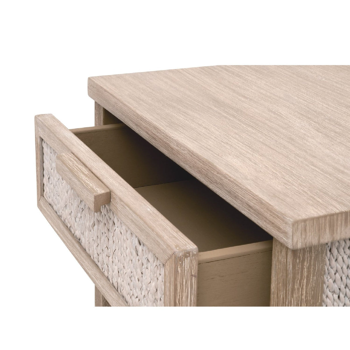 Modern European furniture - Gray Mahogany 1-Drawer Nightstand - www.oroa.com