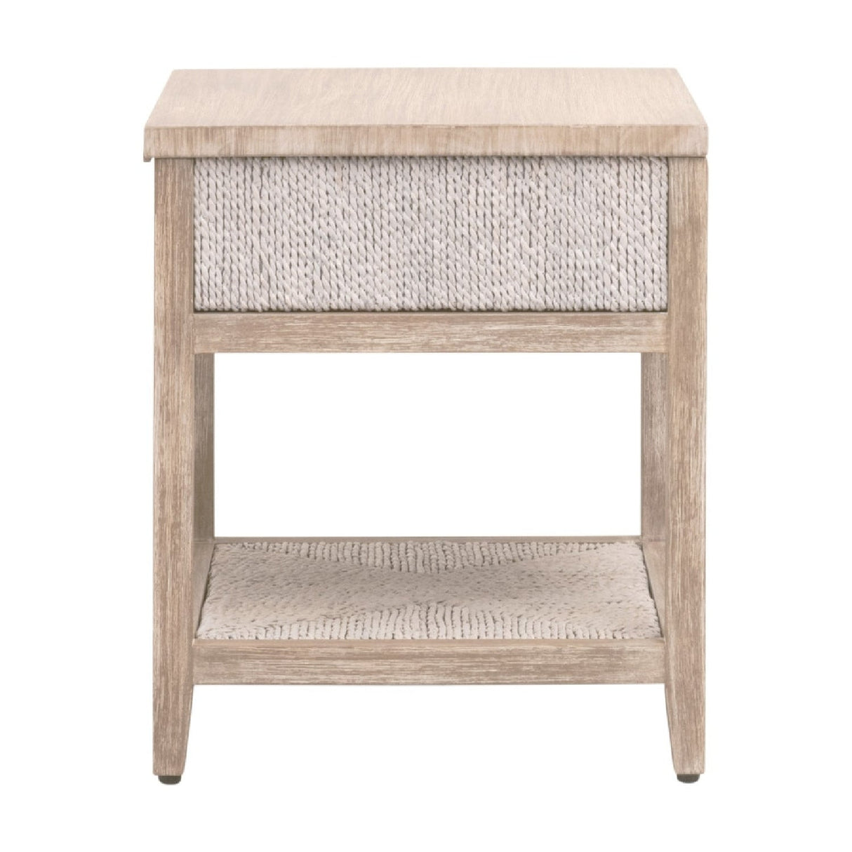 Modern European furniture - Gray Mahogany 1-Drawer Nightstand - www.oroa.com