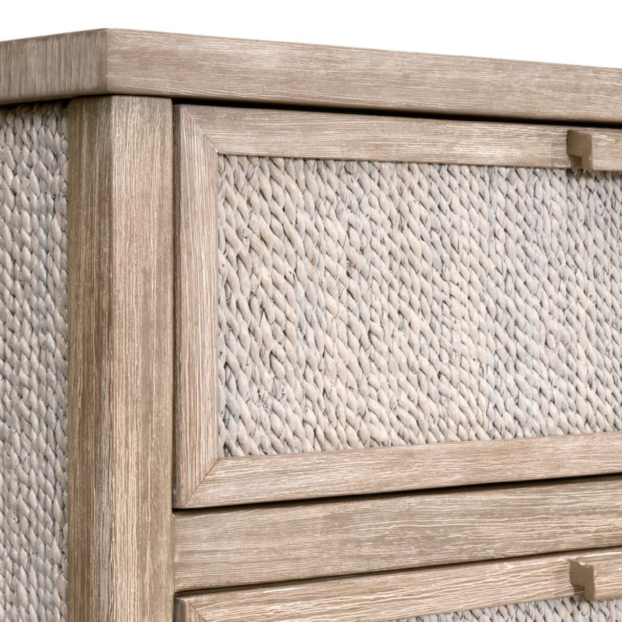 Modern European furniture - Gray Mahogany 6-Drawer Double Dresser - www.oroa.com