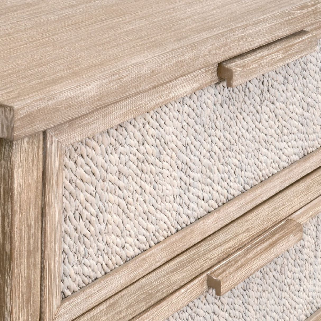 Gray Mahogany 6-Drawer Double Dresser | Oroa.com