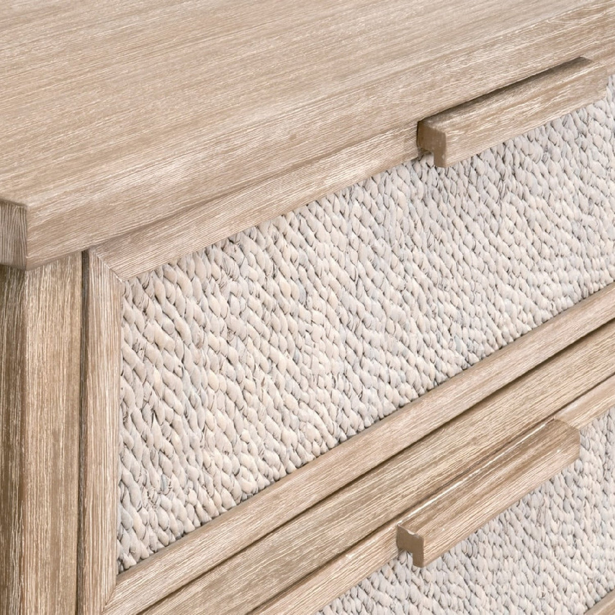 Modern European furniture - Gray Mahogany 6-Drawer Double Dresser - www.oroa.com