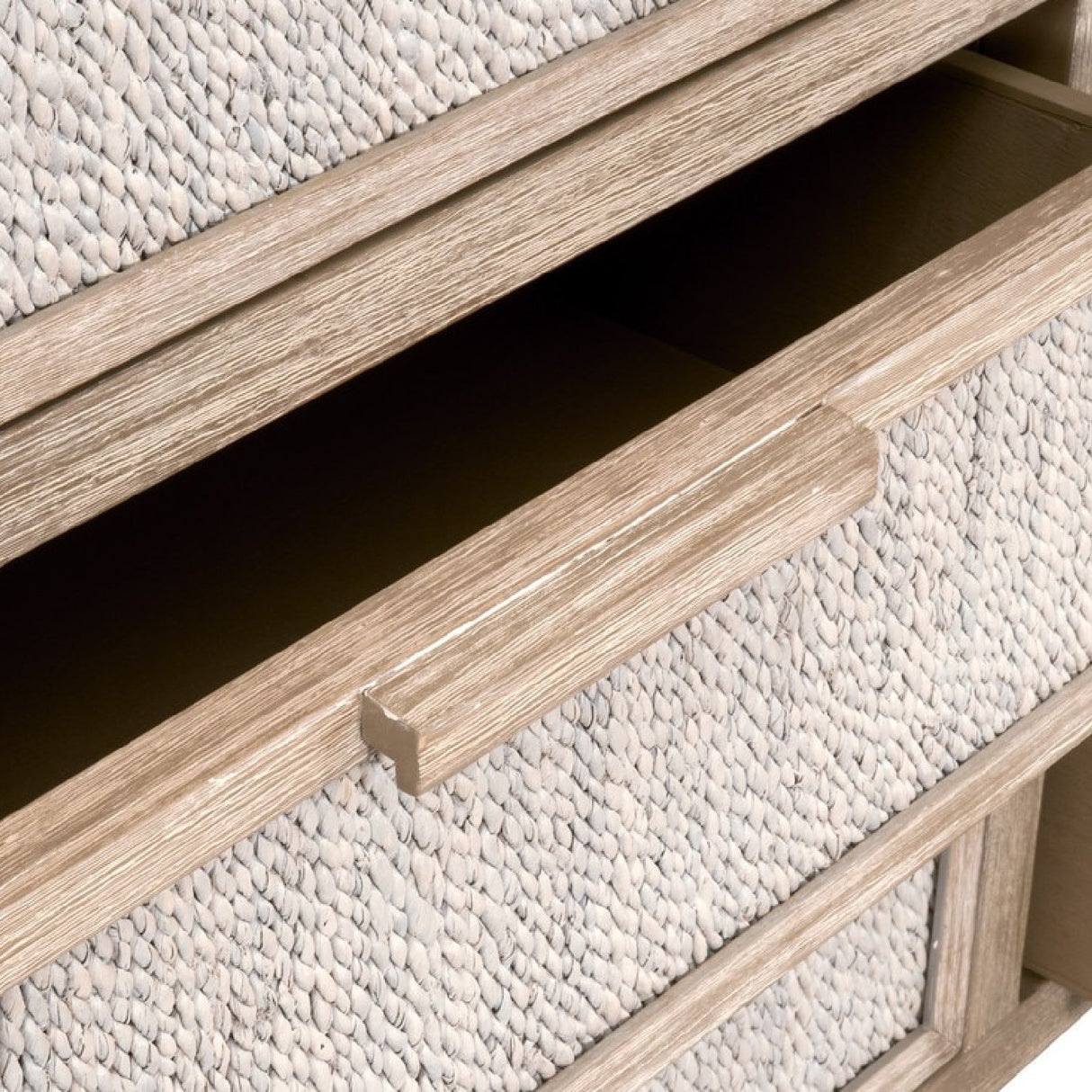 Modern European furniture - Gray Mahogany 6-Drawer Double Dresser - www.oroa.com