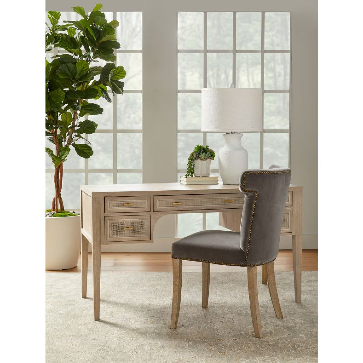 Velvet Dining Chair | Living Essentials Celina – alternate view 12