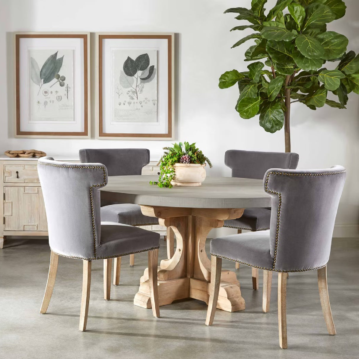 Velvet Dining Chair | Living Essentials Celina – alternate view 13