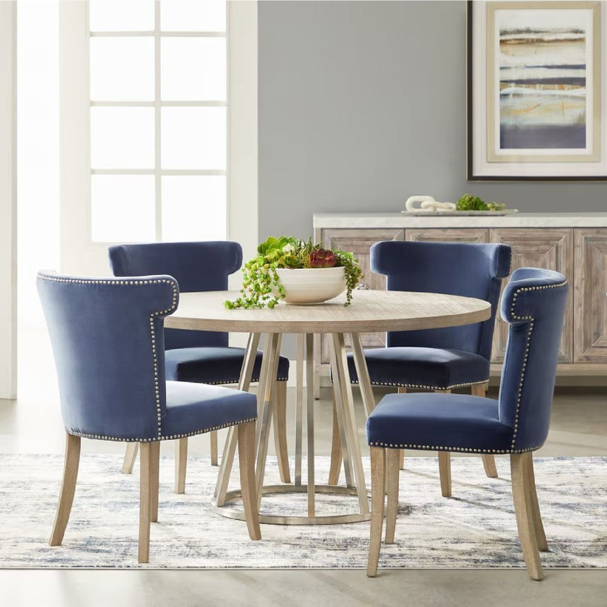 Velvet Dining Chair | Living Essentials Celina – alternate view 15