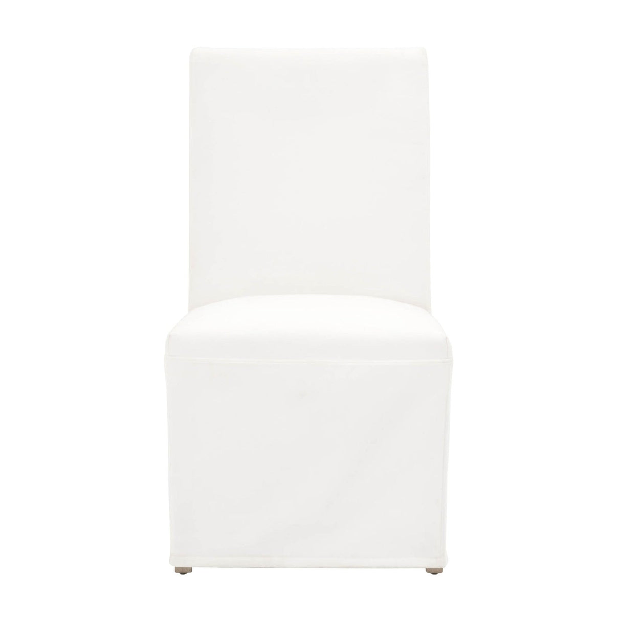 White Dining Chair Slipcovers (2) | Living Essentials Levi