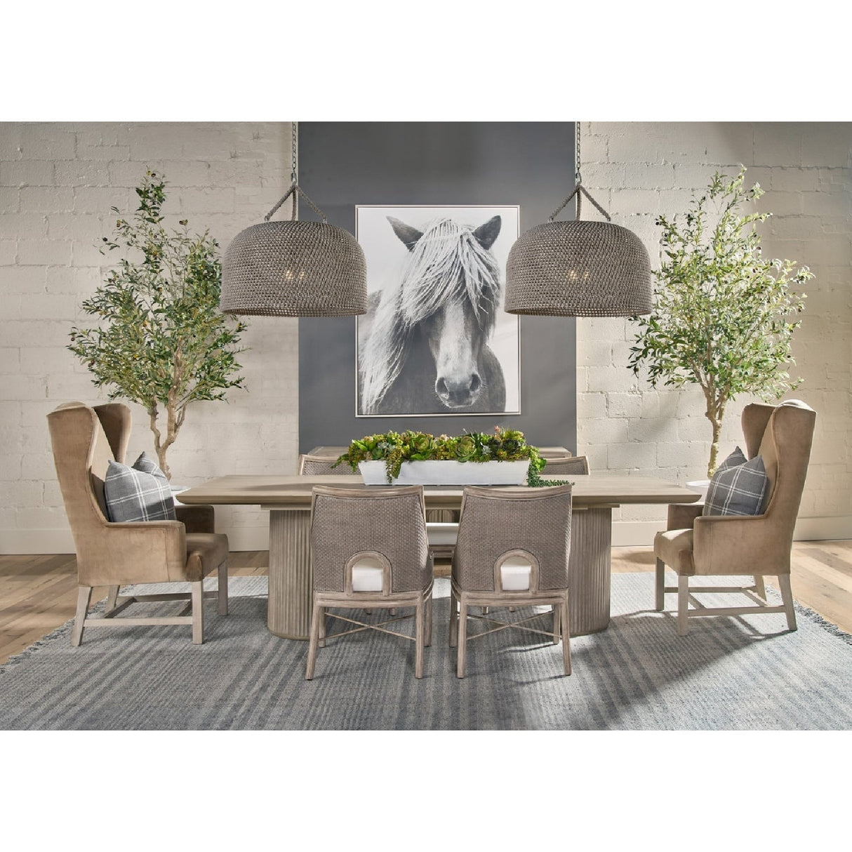 Modern European furniture - Brown Velvet High-Back Accent Chair - www.oroa.com