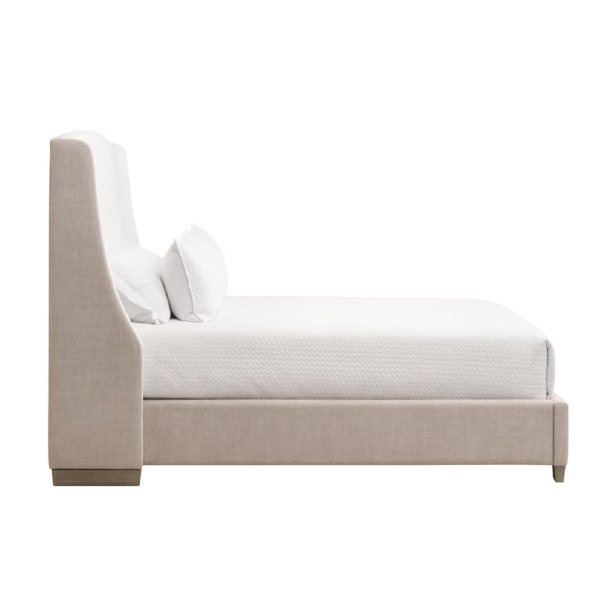 Beige Fabric Bed | Oroa.com