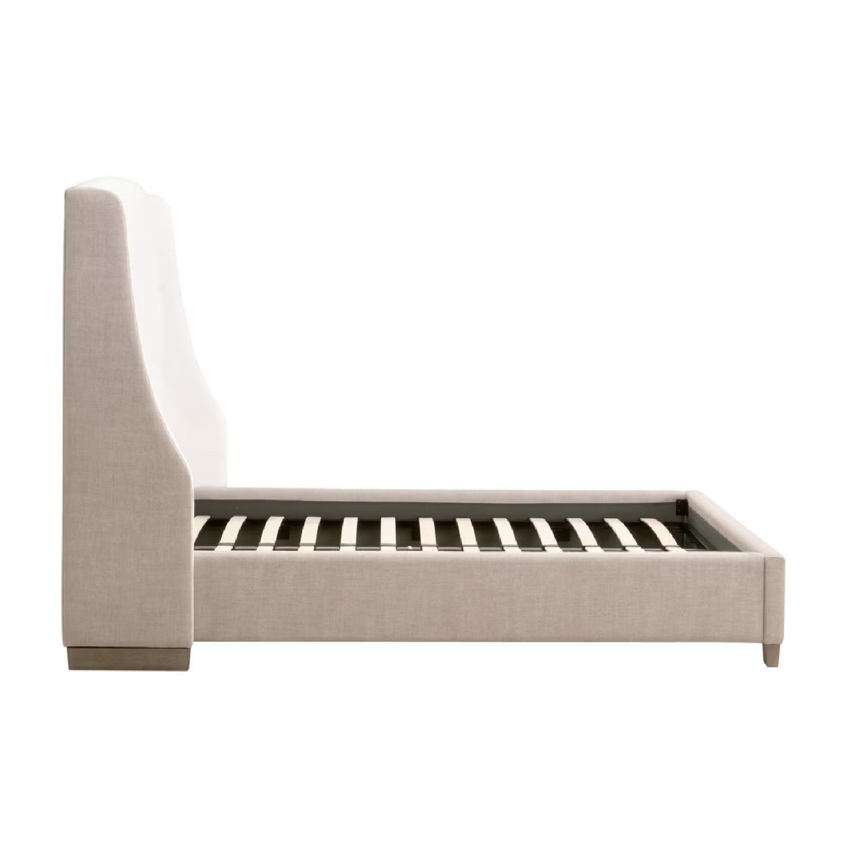 Beige Fabric Bed | Oroa.com