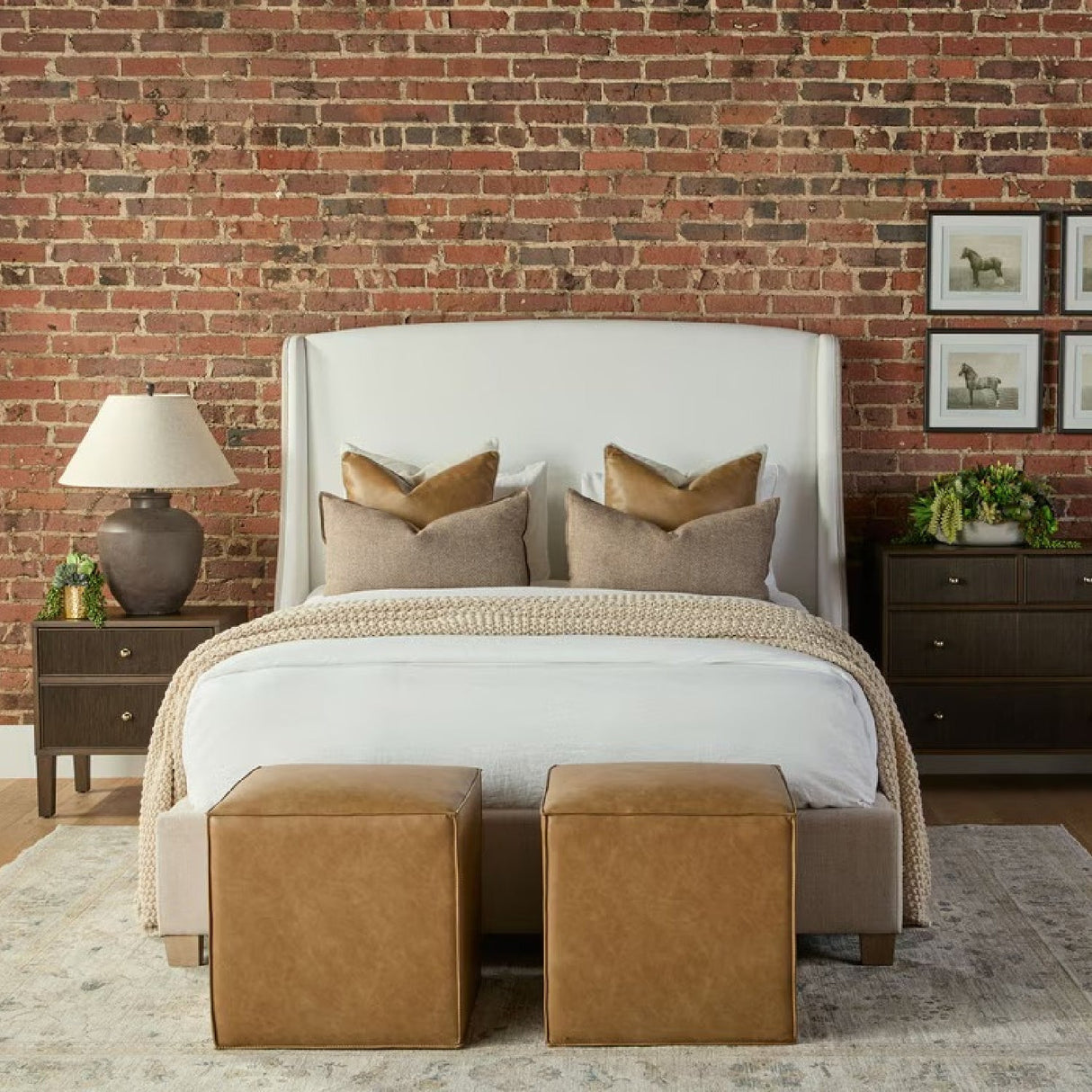 Beige Fabric Bed | Living Essentials Sloan – alternate view 12