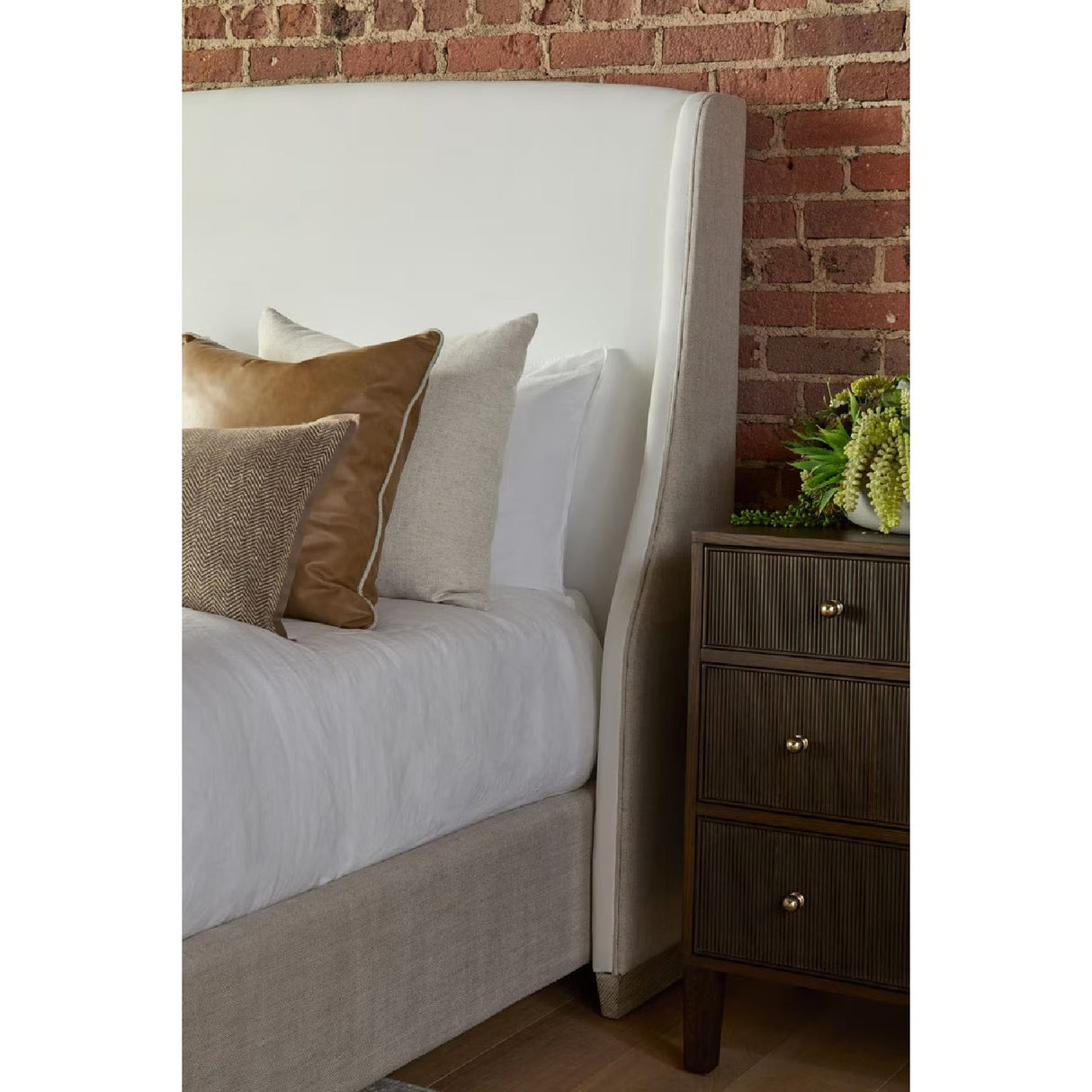 Beige Fabric Bed | Living Essentials Sloan – alternate view 14