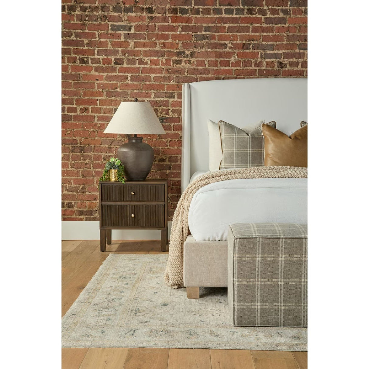 Beige Fabric Bed | Living Essentials Sloan – alternate view 16