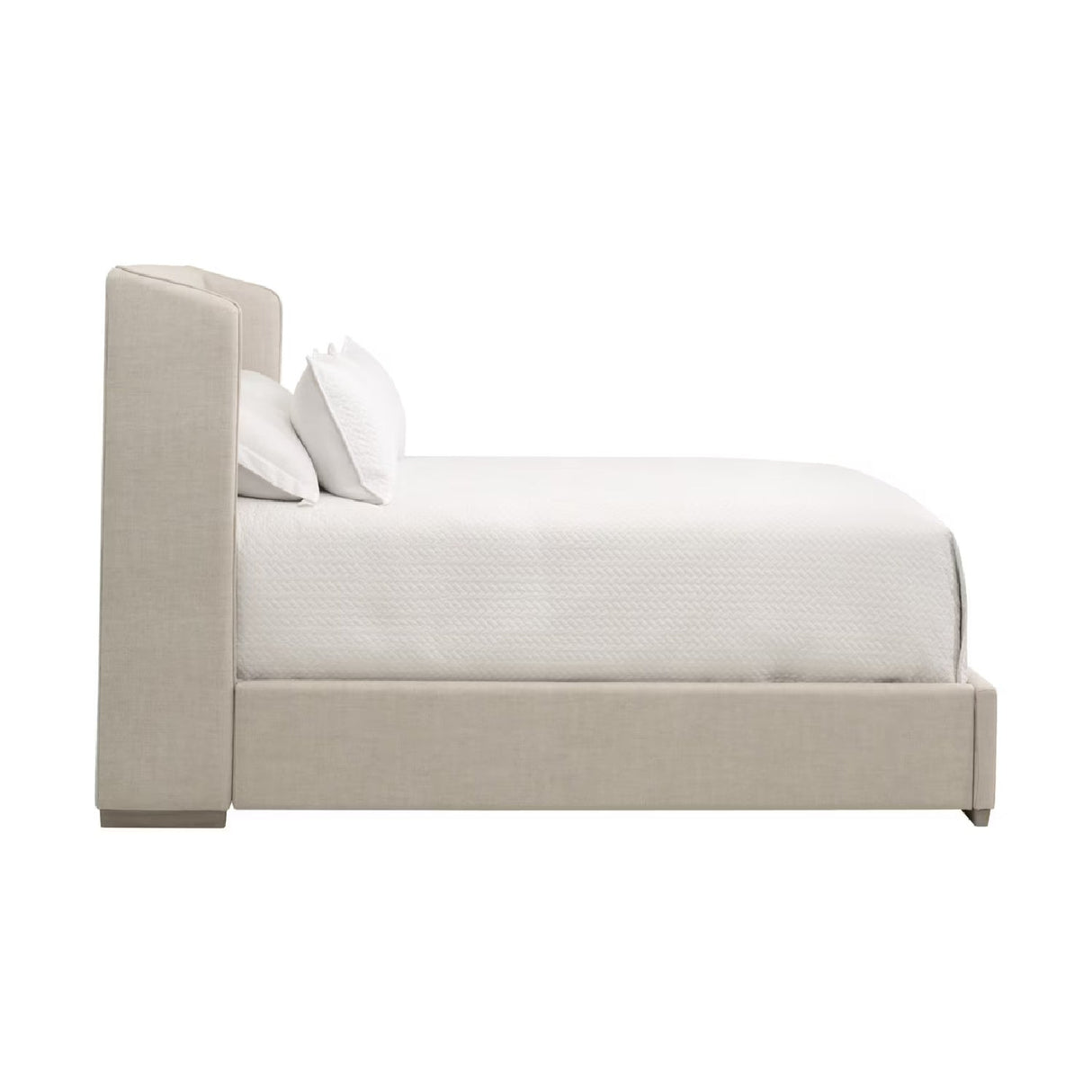 Modern European furniture - Winged Headboard Kind Bed - www.oroa.com