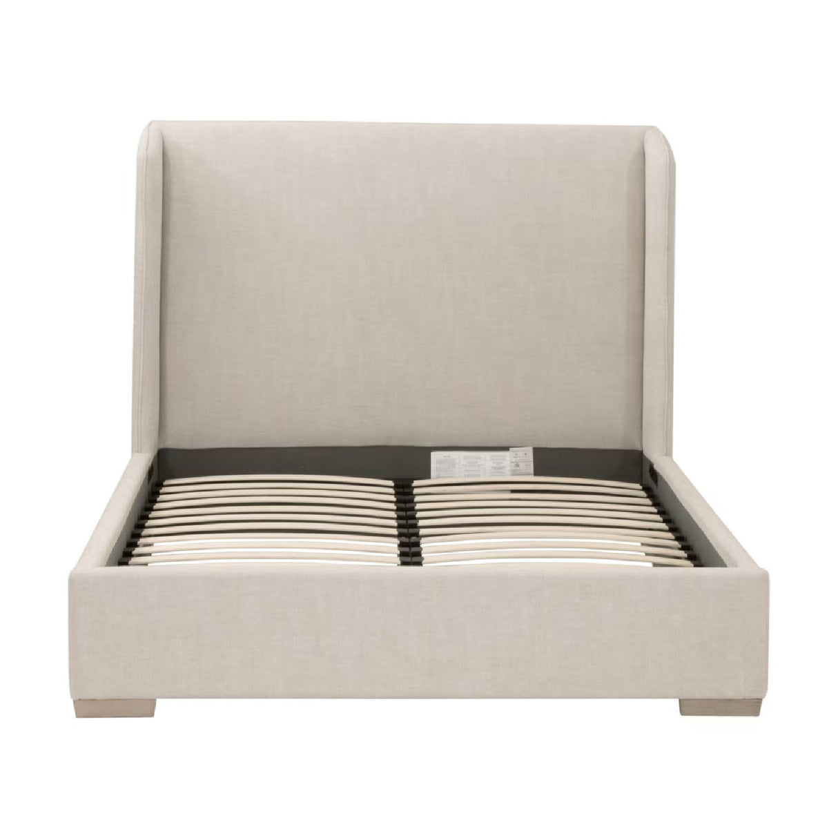 Modern European furniture - Winged Headboard Kind Bed - www.oroa.com