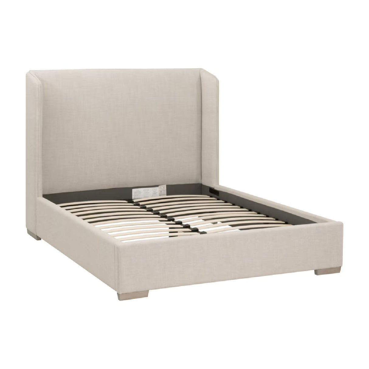 Modern European furniture - Winged Headboard Kind Bed - www.oroa.com