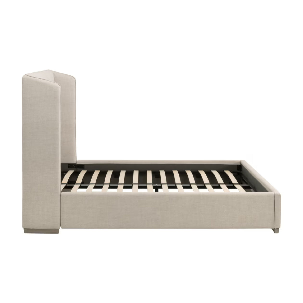 Modern European furniture - Winged Headboard Kind Bed - www.oroa.com