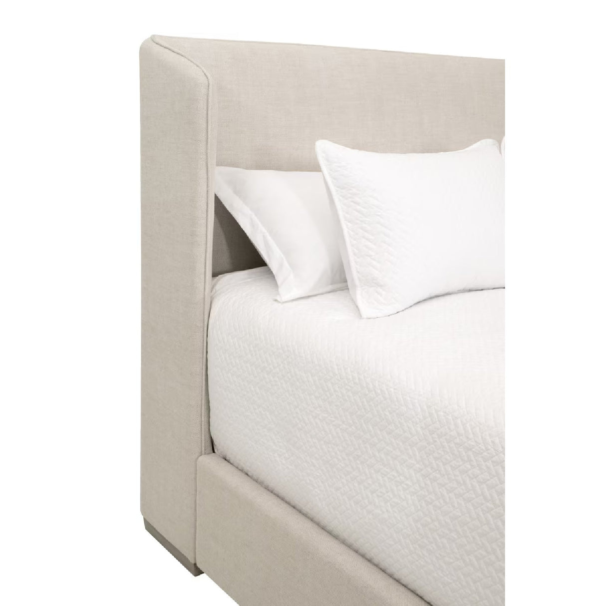 Modern European furniture - Winged Headboard Kind Bed - www.oroa.com